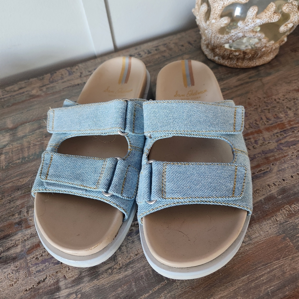 Sam Edleman Platform Lug Sole Sandal Slide Shoe